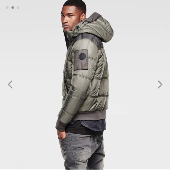 G-Star Raw BLACK Whistler Hooded Bomber - Picture 3 of 15